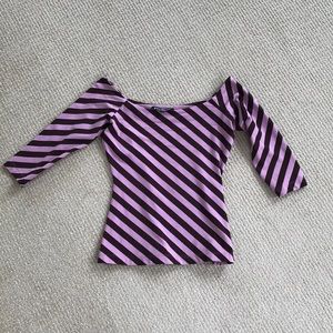 Vintage Betsey Johnson striped top. size S